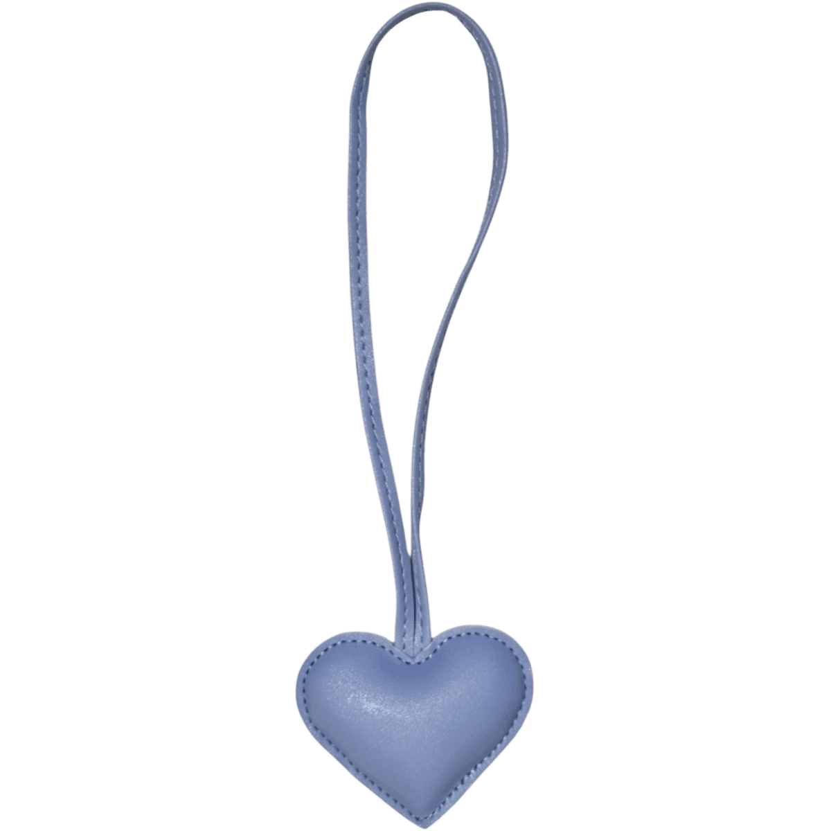 Hjerte bag charm - Blue