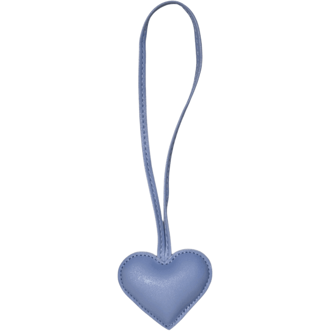Hovedbilde bag charm Hjerte - Blue